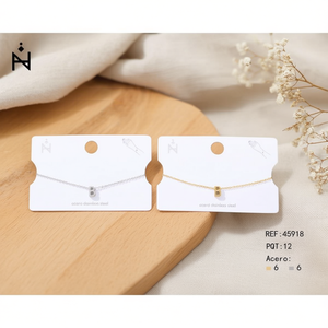 Collana con ciondolo Plusera B in acciaio inossidabile dal design minimalista per donna, catena a serpente placcata oro, da indossare tutti i giorni - Product Image 3