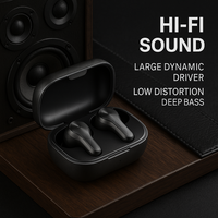 Casque audio rétro en métal HiFi sans fil BT 5.3 avec transducteur dynamique, basses profondes et son de qualité studio