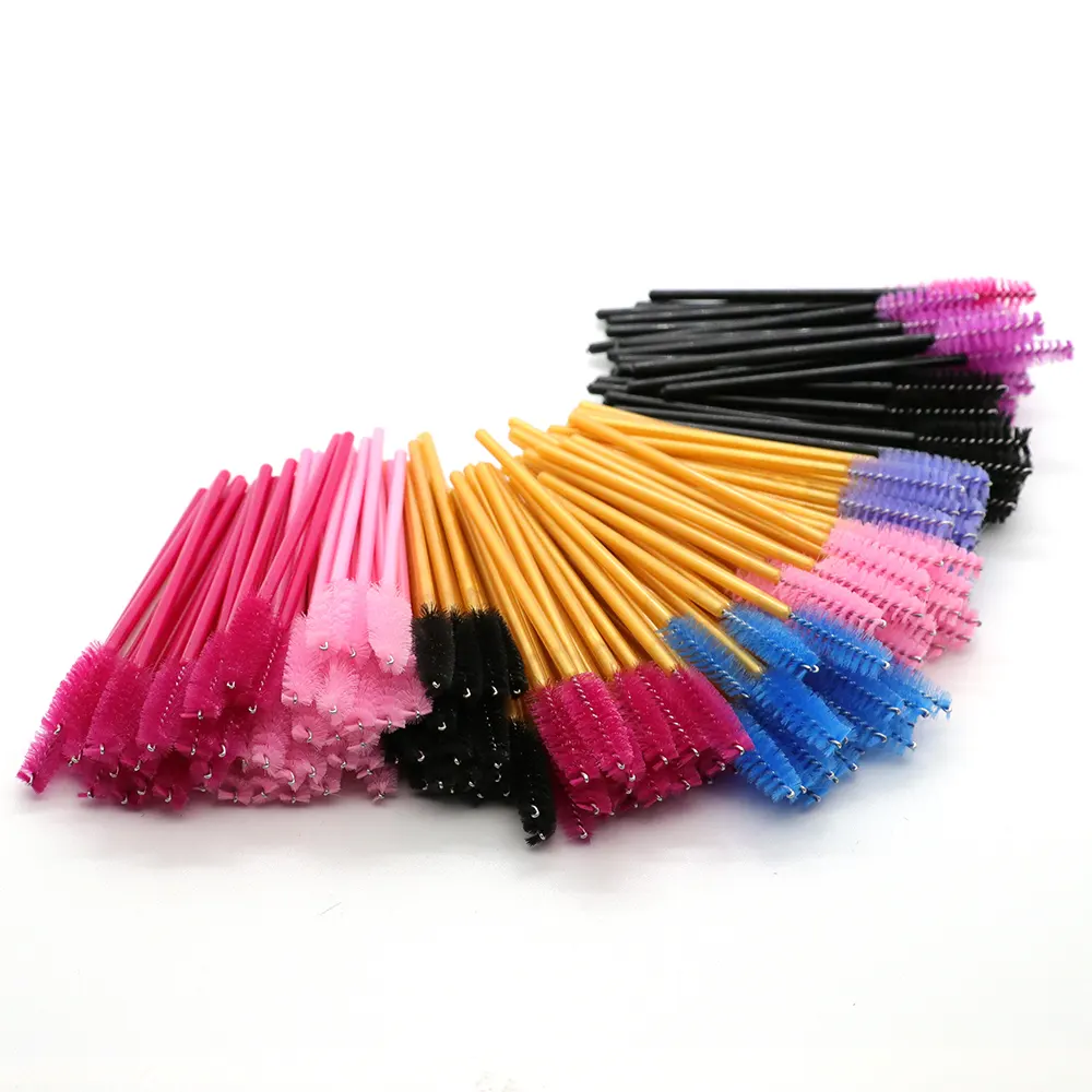 Wholesale Price Mascara Wands Brush Eyelash Extension Eyebrow Brush Kits Eyebrow Brush Private Label