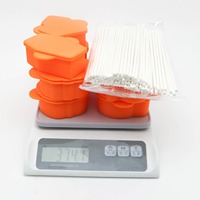 Lot de 10 moules en plastique non toxique pour bonbons et gâteaux d'Halloween avec ornements décoratifs miniatures 3D en forme de citrouille