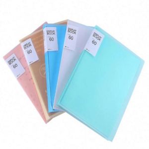 Best Sell 60-Pocket Clear <b>Sheet</b> <b>Protectors</b> <b>Plastic</b> Sleeves Displays 120-Page Documents Portfolio Folder Presentation Book - Product Image 1