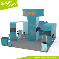 Package présentoir en aluminium pop-up conception de stand de présentation de chaussures sur pied