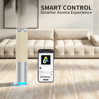 Diffuseur d'arômes sans eau, rechargeable, en alliage d'aluminium, avec contrôle intelligent sans fil 2026
