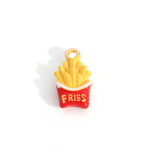 <b>Cute</b> Cartoon <b>Bear</b> Bread Coral Cake Bouquet Alloy DIY Necklace Accessories Mixed Shapes Middle Size - Product Image 4