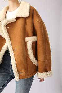 جودة عالية سميكة من جلد الغزال الطبيعي الفراء يحافظ على الفراء والجلود والفراء سترة قطعة واحدة - Product Image 6