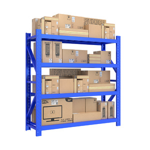 Estantería Metálica Ajustable sin Pernos para Almacenamiento en Almacén, Estantería Metálica de Carga Media - Product Image 1