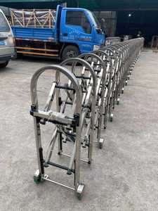 Barriera di controllo della folla rimovibile con barricata stradale in acciaio inossidabile venduta in fabbrica con stile aperto scorrevole per uso scolastico - Product Image 5