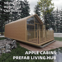 Luxueux modulaire chinois préfabriqué maison en forme de pomme sommeil Capsule cabine Portable Mobile Intelligent moderne conteneur