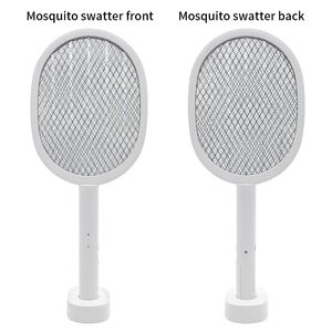 HXP Hot Sales 2-em 1 Elétrica Fly Swatter Raquete de Inseto Choque Elétrico Tipo C Recarregável <span class=keywords><strong>Bug</strong></span> Zapper - Product Image 4