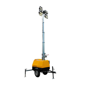 Mobile <b>Working</b> <b>Light</b> Tower 7M LED Aluminum Alloy Portable For Construction Site Factory Lighting - Product Image 4