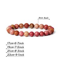 Bracelet en pierre naturelle 8 mm, best-seller, cadeau, bijoux fins, énergie, puissance, bracelet extensible, cristal de guérison, unisexe, anniversaire