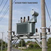 Transformateur immergé dans l'huile triphasé S11 160KVA, applications d'électrification industrielle et rurale, transformateur de puissance