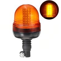 Feux de signalisation à LED haute puissance 10-30V 36W, 60 LED, montage flexible sur tuyau, clignotant, rotatif, lampe de signalisation d'urgence pour tracteur