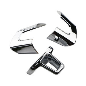 ABS chromé pour Volkswagen VW <span class=keywords><strong>Golf</strong></span> <span class=keywords><strong>6</strong></span> MK6 Polo Jetta MK5 <span class=keywords><strong>2011</strong></span> 2012 2013 volant chromé garniture paillettes couvercle autocollant - Product Image 4