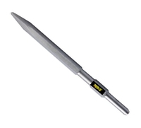 Ciseau à mortaiser hexagonal SDS de haute qualité 17*280 mm en acier 40Cr avec pointe pointue et manche en acier pour la construction et le poinçonnage