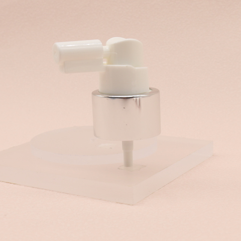 Medical Plastic Nasal Spray Pump with Aluminum Cover Lid Industrial Breath Sprayer for Chemical Use for Bottles