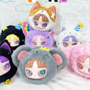 Nouvelle série de sacs à main suspendus en peluche mignons Inn the Party, boîte mystère tendance, sac à fermeture éclair extérieur, porte-monnaie, boîte mystère, jouets - Product Image 2