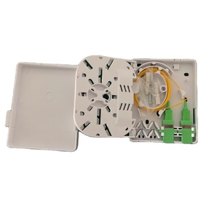 Trong nhà treo tường <span class=keywords><strong>2</strong></span> lõi sợi quang chấm dứt hộp <span class=keywords><strong>2</strong></span> cổng sợi quang faceplate <span class=keywords><strong>Mini</strong></span> FTTH hộp - Product Image 1