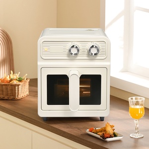 Grande capacité 6L Friteuse à air visuel mécanique carré Design moderne Four électrique à chauffage surround tridimensionnel français - Product Image 5