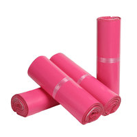 Sacs de courrier avec logo personnalisé imprimé Express recyclé rose rouge enveloppe de colis d'expédition de vêtements poly sac d'enveloppe d'enveloppe postale en poly