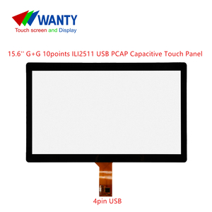 Mặt Kính Giao Diện USB 4 Pin Lớp Phủ Màn Hình Cảm Ứng Điện Dung 15.6 Inch Cung Cấp Nhà Máy 12 Năm Bảng Điều Khiển Cảm Ứng - Product Image 5