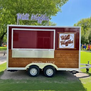 Chariot à glaces entièrement équipé, vitrine de concession, cuisine mobile, camion de restauration, remorque de boulangerie - Product Image 3