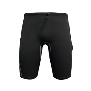 Pakaian selam Neoprene 3mm untuk pria, celana renang menyelam Olahraga Air, setelan Wetsuit pendek Neoprene 3mm untuk pria