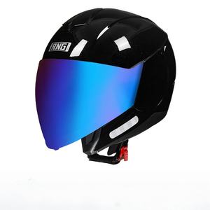 Casco <span class=keywords><strong>de</strong></span> Motociclismo <span class=keywords><strong>de</strong></span> Carreras, Casco Rígido <span class=keywords><strong>de</strong></span> ABS, Lente Antivaho <span class=keywords><strong>de</strong></span> Campo Amplio, Casco <span class=keywords><strong>de</strong></span> Motociclismo Abierto - Product Image 3