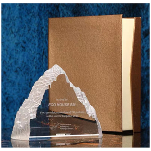 Shining 2024 Crystal trofeo montaña iceberg Premio sobresaliente elogio del personal premio honorario competencia anual - Product Image 5