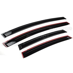 4x Déflecteurs de vitres latérales de voiture pare-pluie pour TOYOTA PRIUS 2010-2015, visières de porte, garnitures et abris - Product Image 2