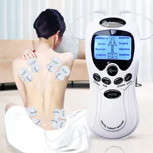Cura decine elettriche agopuntura massaggiatore completo corpo terapia digitale macchina 4 cuscinetti per collo posteriore piede Amy gamba