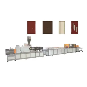 Turn key project WPC Door Machine/pvc wood composite wpc door production machine line