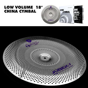 Beatello Expédition rapide 18 ''Cymbales silencieuses <span class=keywords><strong>Instrument</strong></span> <span class=keywords><strong>de</strong></span> percussion professionnel Cymbales CHINE à faible volume Prix bon marché pour batterie - Product Image 3
