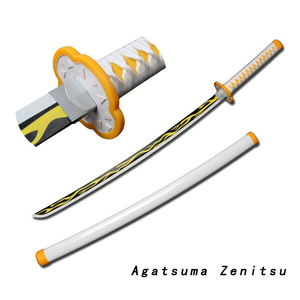 Ensemble complet de l'épée en <span class=keywords><strong>bois</strong></span> de style anime <span class=keywords><strong>Demon</strong></span> <span class=keywords><strong>Slayer</strong></span>: Kimetsu No Yaiba Tanjiro Kamado Nichirin Blade COS - Product Image 4