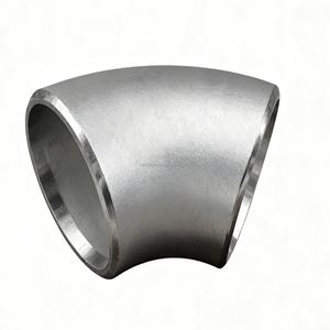 標準90度短半径ステンレス鋼304/316エルボASME B16.9 A/SA403ヘッドコード等しい亜鉛メッキ高圧パイプ - Product Image 3