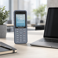 Teléfono IP Grandstream WP836 WiFi 6 de Doble Banda 802.11ax con Roaming, IP67, IA, NC, Opus, Conferencia de 4 Vías, 10 Horas de Conversación, 240 Horas en Espera, Teléfono VoIP