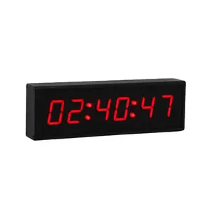 CHEETIE CP13 Rote digitale Countdown-Uhren Elektronische LED-Digitaluhr mit Millisekunden