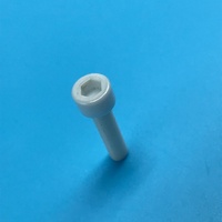 Vis à tête hexagonale en céramique de zircone Y-TZP, boulon en céramique ZrO2 isolant non magnétique