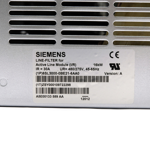 ตัวกรองสายไฟ SINAMICS รุ่นใหม่แท้ 6SL3000 0BE21 6AA0 16KW 30A อะไหล่อุตสาหกรรมอัตโนมัติ - Product Image 2