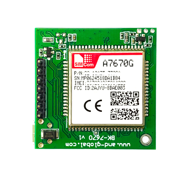 LTE Cat1 A7670G Development Board 4G GSM with Global Bands A7670G Breakout Kits