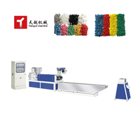 TIANYUE 50-100 kg/h ligne de granulation en plastique Pp Pe granulateur granulateur granulateur ligne de granulation Machine