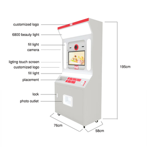 Photomaton numérique en libre-service à monnayeur avec imprimante, personnalisable, en promotion - Product Image 2