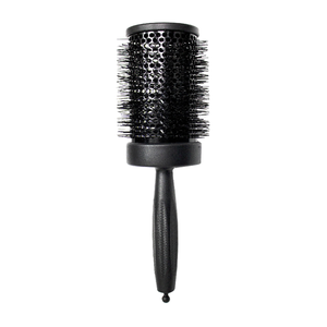 Brosse démêlante thermique compacte en carbone noir résistant à la chaleur outil de coiffure ionique poignée ABS salon de poils en plastique - Product Image 3