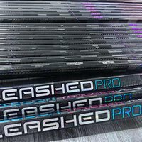 Bâton de hockey sur glace personnalisé Pulse 380g léger 100% fibre de carbone résistant aux bris 165cm P92/P88/P98 pour gardien de but