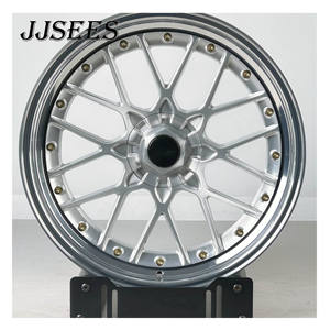JJSEES 5x130 Jantes forgées en 2 pièces RS2 pour <span class=keywords><strong>Porsche</strong></span> <span class=keywords><strong>964</strong></span> Turbo 911 993 996 997 991 17 18 19 20 pouces, jantes en alliage avec lèvres polies - Product Image 3