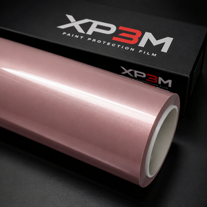 ฟิล์มหุ้มรถยนต์ XP3M สีชมพูเมทัลลิกเหลว เงาแบบเมทัลลิก TPU สี PPF หนา 7.5 มิล ซ่อมแซมตัวเองได้ ป้องกันรอยขีดข่วน ป้องกันการเหลือง - Product Image 4
