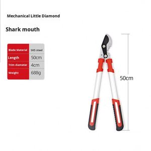 Cisailles de taille télescopiques robustes de qualité industrielle pour arbres fruitiers, en acier SK5, avec poignée en plastique, pour le commerce transfrontalier - Product Image 2