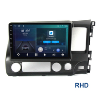 Autoradio Android GPS Navigation DSP Carplay Auto Stereo Multimedia Player Car Audio Pour Honda Civic 2006 2007 2008 2009 2010