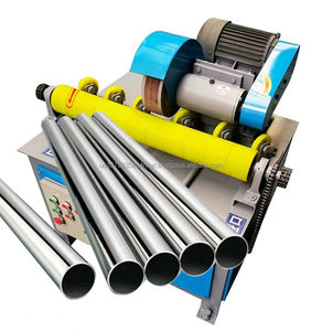 Máquina pulidora de metales con rodamientos de engranajes de motor fácil de usar 15-120mm de diámetro. Superficie de óxido de tubo de acero inoxidable de cobre de aluminio - Product Image 1