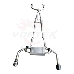 Sistema de Escape Valvetronic de Acero Inoxidable Vortex para Infiniti Q50 Q60 Q70 2.5 3.5 3.7, Silenciador Catback con Puntas de Carbono - Product Image 1